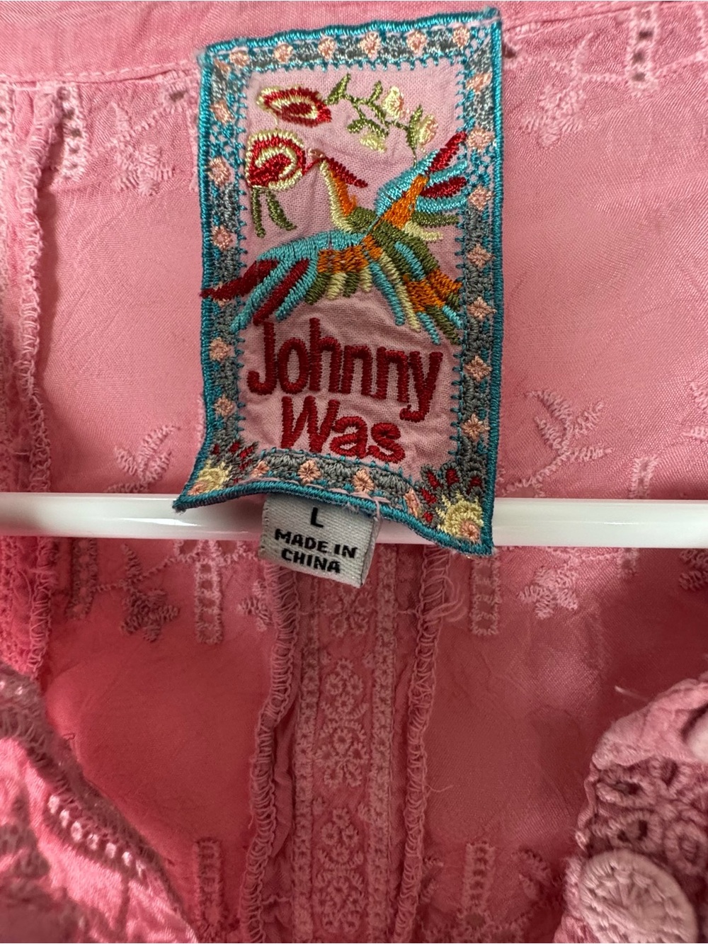 Johnny Was Blossom Rosie Button‎ Down in SPRING ROSE - Picture 3 of 10